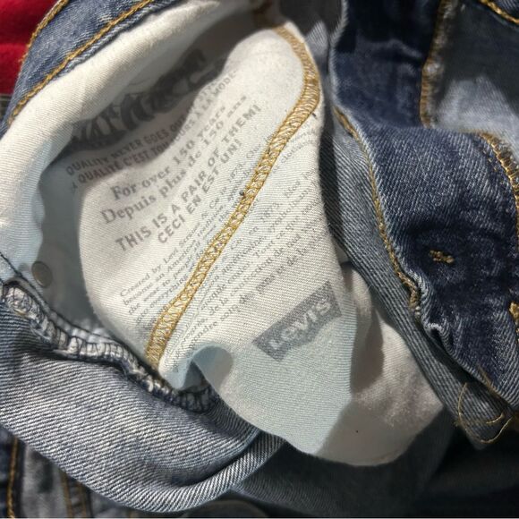 Levi's 505 Relaxed Fit Blue Jeans 38" x 30" - Picture 10 of 15